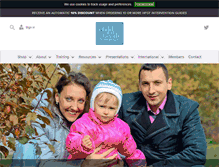Tablet Screenshot of childandfamilytraining.org.uk